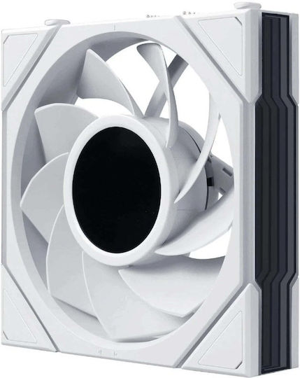 Lian Li Uni Fan Tl Lcd Flex Umkehrklinge Gehäuselüfter 120mm (1900rpm) mit Weißer Beleuchtung 3 Stück Weiß