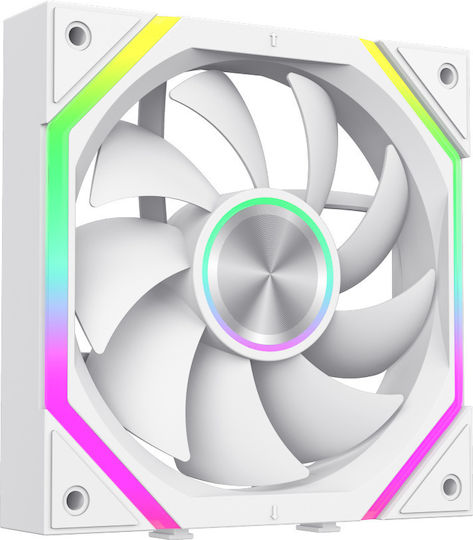 FN12A-N2 Wl-w Case Fan (800rpm) Without LED Lighting 3pcs White
