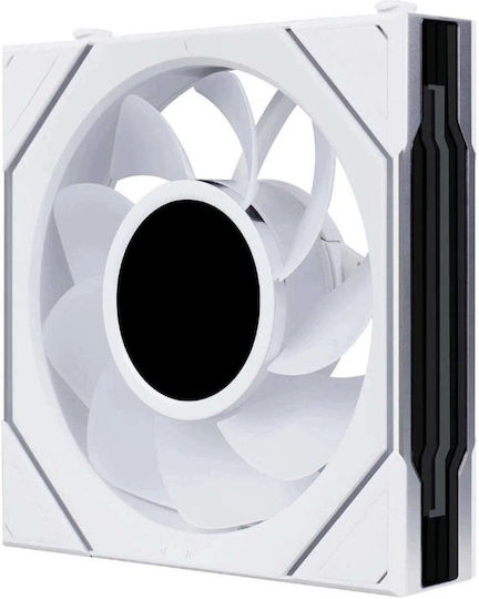 Lian Li UNI FAN SL-INF LCD FLEX Reverse Blade Case Fan 120mm (1950rpm) με ARGB Φωτισμό και Σύνδεση 3-Pin / 9-Pin Λευκό