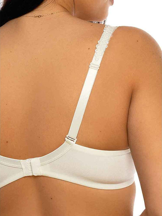 Sutien Push Up crem cu armături