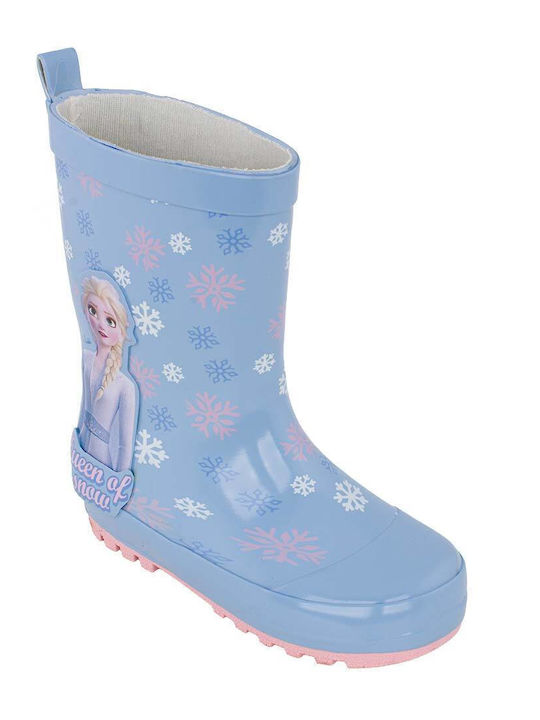 Disney Kinder Gummistiefel mit Innenfutter Frozen Hellblaue Disney Kinder Gummistiefel mit Innenfutter Frozen Hellblaue