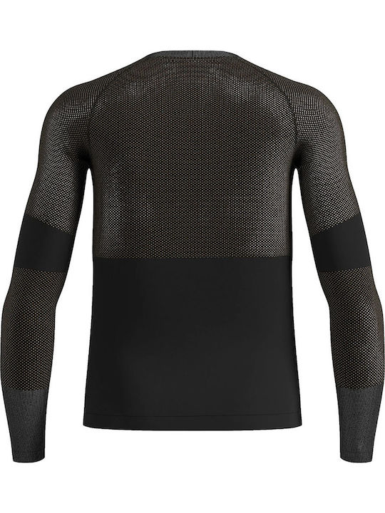 Odlo Performance Warm Ισοθερμική Μπλούζα Μαύρη
