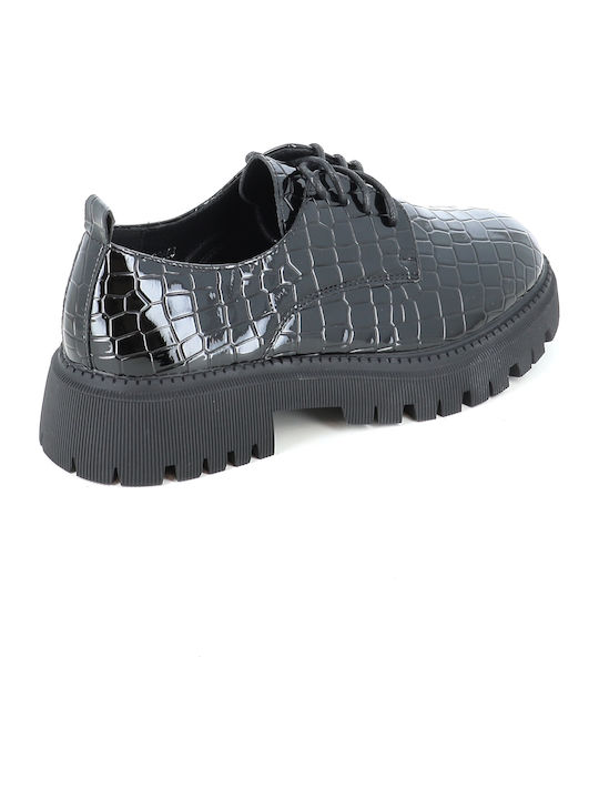 Γυναικεία Oxfords σε Μαύρο Χρώμα