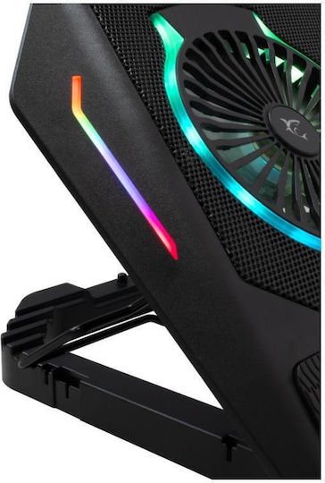White Shark Cooling Pad για Laptop έως 17.3" με 2 Ανεμιστήρες και Φωτισμό SBX00285