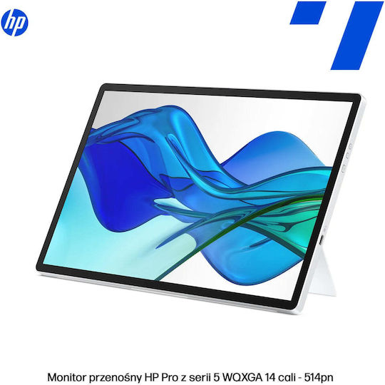 HP B88JWAA IPS Portable Monitor 14.36" QHD 2560x1600 with 7ms Response Time GTG