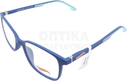 Kinder Brillengestelle mit Rezept Hot Wheels Clip-On Hwcl002 Marineblau Inklusive Sonnenbrille