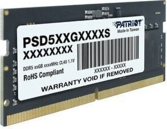 Signature DDR5 με Module 1x8GB και Ταχύτητα 5600 για Desktop