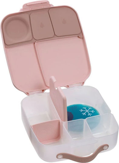 B.Box Lunchbox Kids' Food Container Made of Silicone 2L Pink 25.7 x 21.5 x 7.3cm