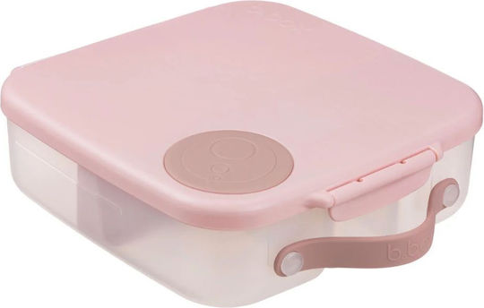 B.Box Lunchbox Kids' Food Container Made of Silicone 2L Pink 25.7 x 21.5 x 7.3cm
