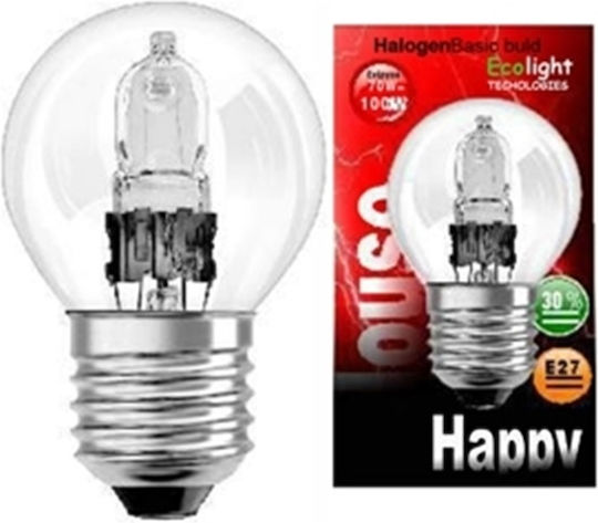 Happy House Λάμπα Αλογόνου für Fassung E27 mit Leistung 42W