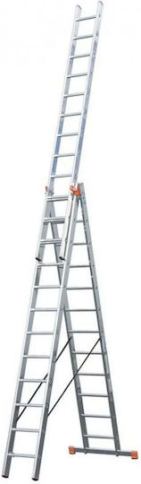 Krause Scara multifuncțională din aluminiu 3x12 cu înălțime maximă de 3.56m