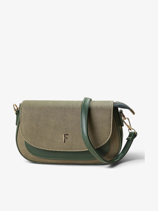 Women's Flap Bag Black Lines