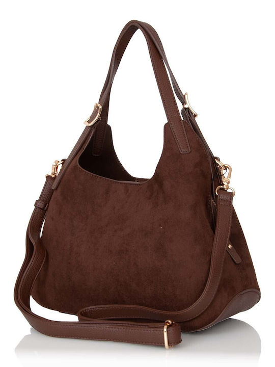 Damen-Schultertasche Braun