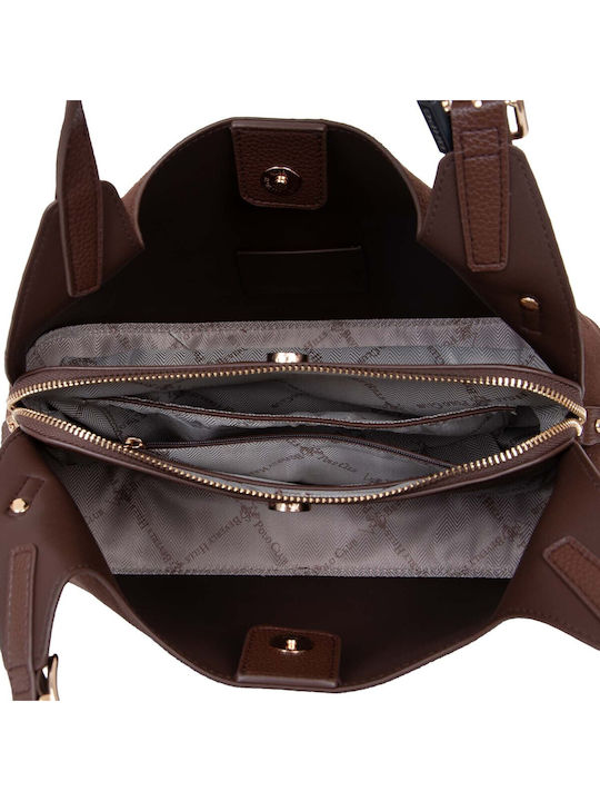 Damen-Schultertasche Braun