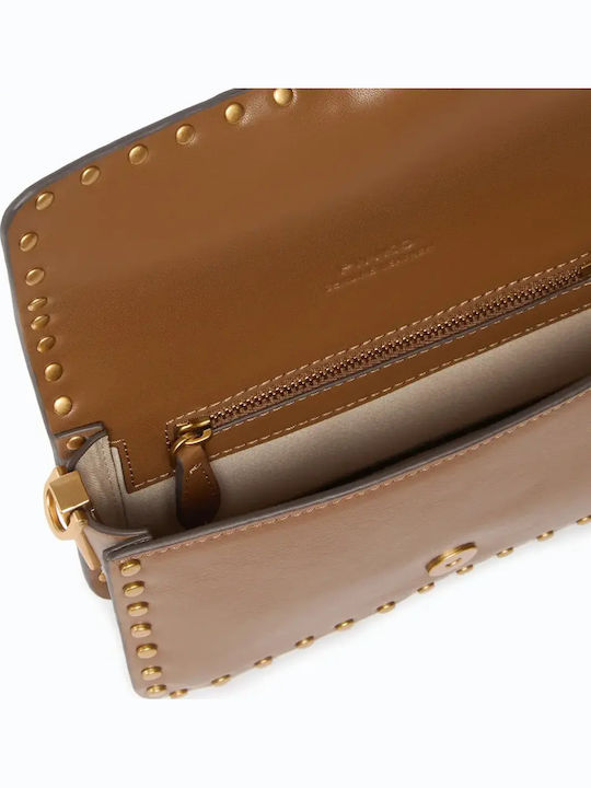 Love One Leather Women's Flap Bag Brown