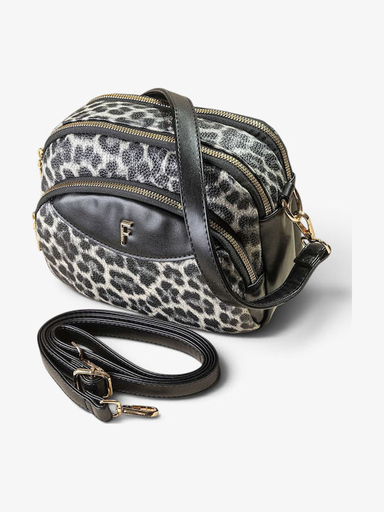 Braune Damen-Schultertasche
