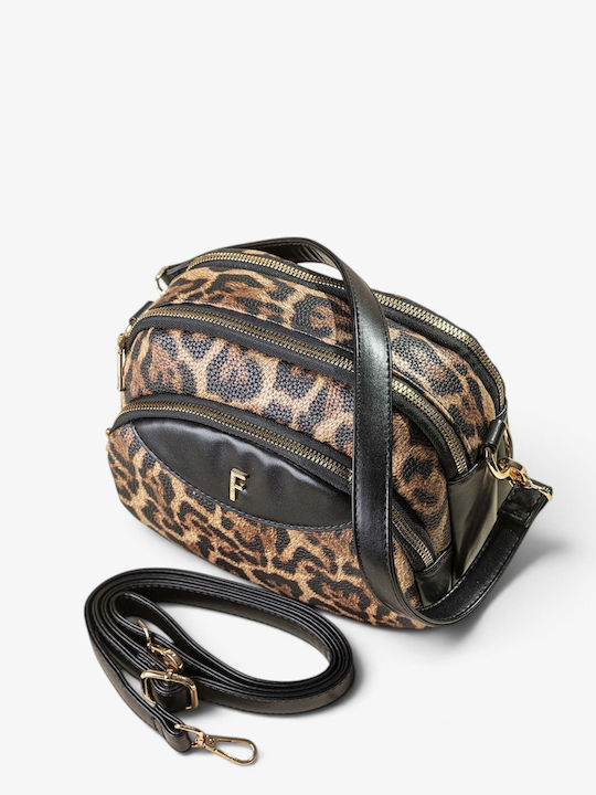 Braune Damen-Schultertasche