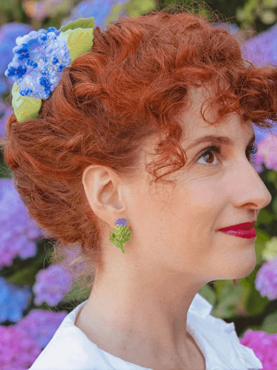 Coucou Suzette Artichoke Earrings