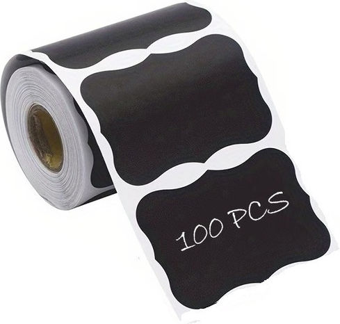 1 Bucată de Etichete Autocolante Rectangulare de Culoare Albă 35x35mm