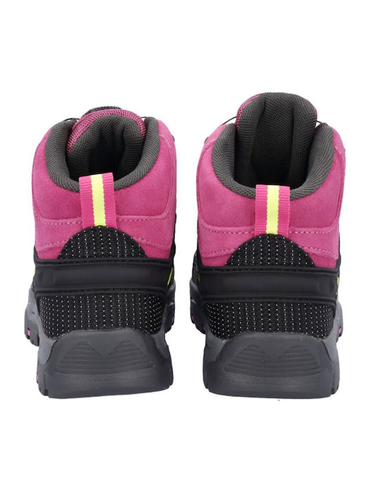 Kids Waterproof Hiking Boots Pink