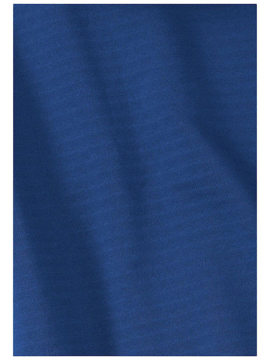 Herren Fleecejacke mit Kapuze Blau