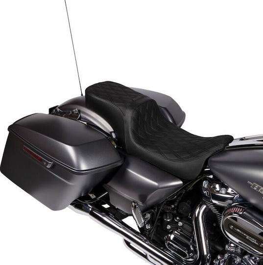 Predator Seat 0801-1500 Harley Davidson FLHX 1690 11-16 1 Piece Black