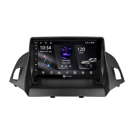 VenCore Auto-Audiosystem für Ford Kuga 2013–2026 (Bluetooth/USB/AUX/WiFi/GPS/Apple CarPlay/Android Auto) mit 9" Touchscreen
