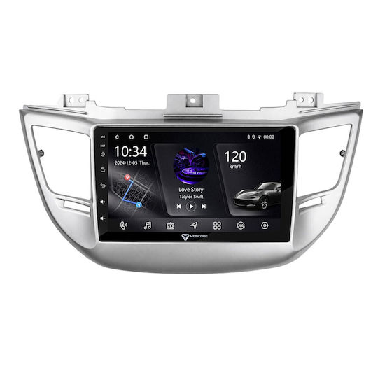 VenCore Auto-Audiosystem für Hyundai Tucson 2015–2018 (Bluetooth/USB/AUX/WiFi/GPS/Apple CarPlay/Android Auto) mit 9″ Touchscreen