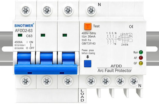 Sinotimer Buton pentru Șină DIN 400V 63A