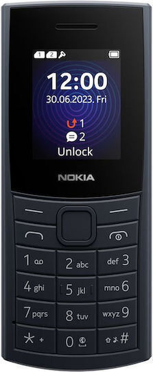 Nokia 110 (2024) Dual-SIM Handy mit Tasten (Griechisches Menü) Blau