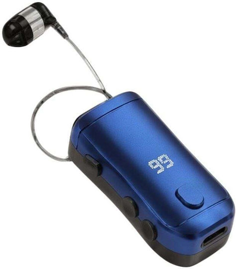 Treqa BT-79 In-ear Căști Bluetooth Handsfree Căști de Rever Albastre