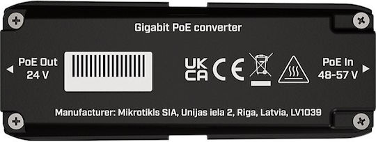 Mikrotik Gpoe-con-mini Gigabit Converer From 802.3af At 48v To 24v Passive Poe