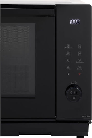 Panasonic Mikrowellenofen mit Grill 27 l Grau
