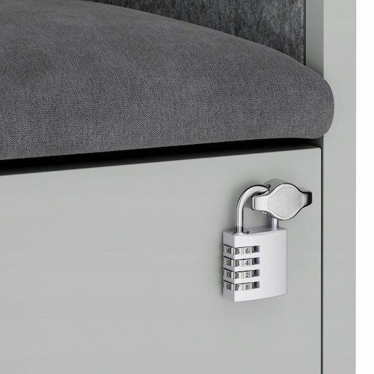 Jan Nowak Cabină Acustică Sally Mentalbox 600 Mm Corp Gri Scaun Gri