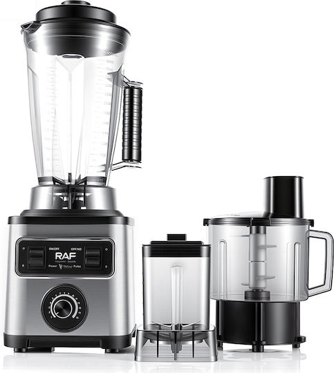 Raf Blender with Glass Jug 4 L 800W Inox R.2946