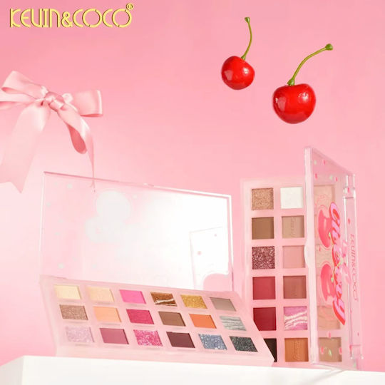 Kevin&Coco Παλέτα με Σκιές Ματιών Matte σε Σκόνη Multicolor