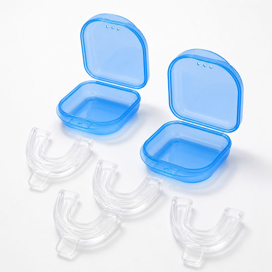 Thermoplastic Tooth Covers 4 Pcs 2 Blue Cases Resteq