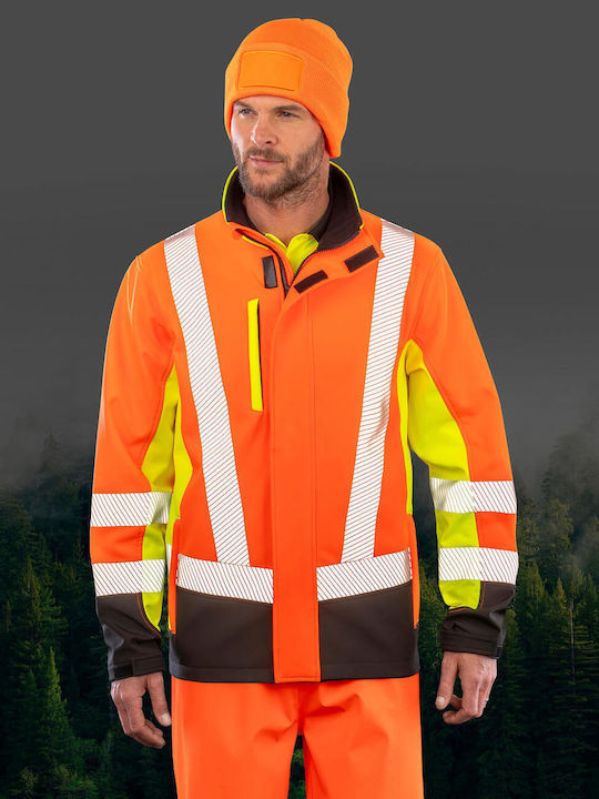 Result Μπουφάν Εργασίας Softshell Κίτρινο