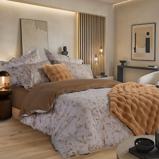 Nef-Nef Homeware Σετ Плик за Завивка Elements 240x220cm За Спалня с 2 Калъфки за Възглавници Pale Mauve1