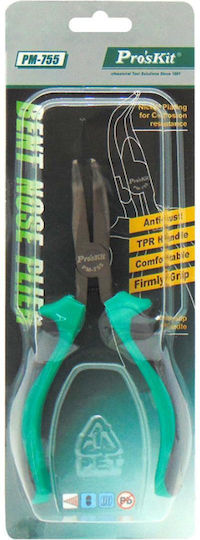 Proskit Pro PM-755 Gebogene Spitzzange, Länge 135 mm