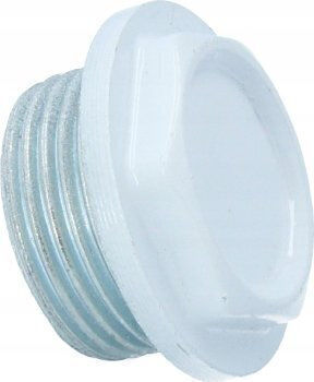 Hydroland Set Dopuri de Radiator Drepte 1" Albe Complete cu Ștuț din Oțel G.kb.1p