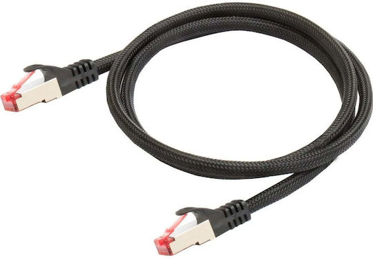 Python Равен U/FTP (STP) Кат.6 (Gigabit) Мрежов Кабел Ethernet 0.5м Черен
