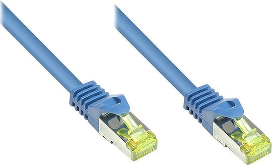 Alcasa U/UTP Кат.7 (10Gbps) Мрежов Кабел Ethernet 1.5м Син