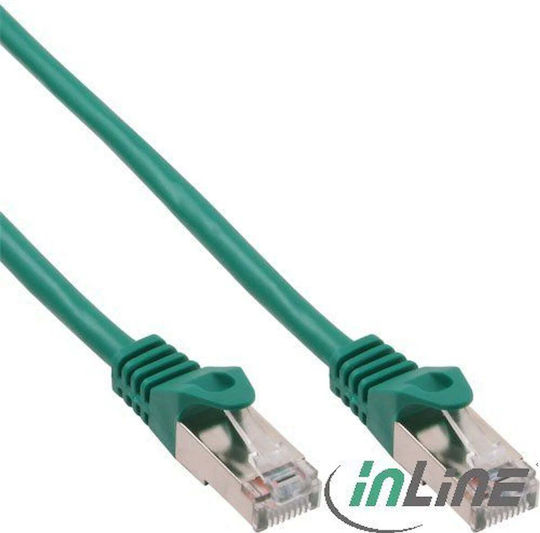 U/UTP Cat.5e (Gigabit) Καλώδιο Δικτύου Ethernet 0.5m Πράσινο 20τμχ