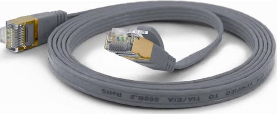 Wantec U/UTP Cat.6a Ethernet Network Cable 2m Gray