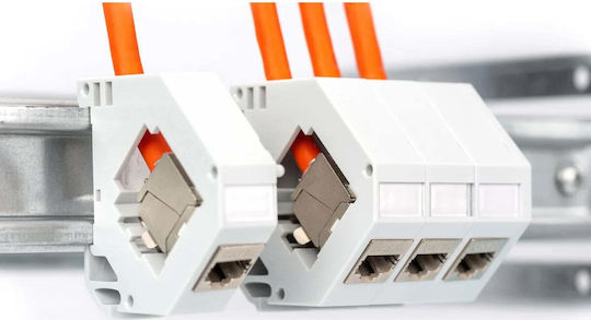Digitus S/FTP Cat.7 (10Gbps) Cablu De Rețea Ethernet Fără Conectori 25m Portocaliu
