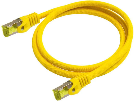 Python SF/UTP Кат.7 (10Gbps) Мрежов Кабел Ethernet 0.5м Жълт