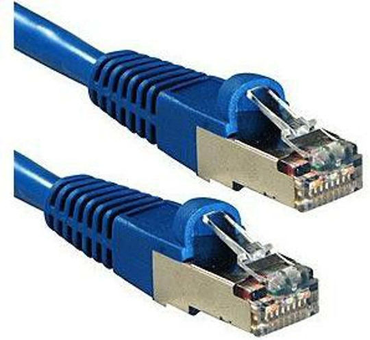 Lindy S/FTP Cat.6a Gigabit Network Cable Ethernet 15m Blue