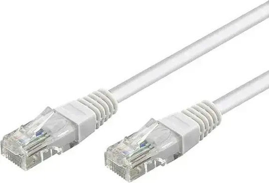 Goobay U/UTP Kat.6 Ethernet Netzwerkkabel 7,5m Weiß
