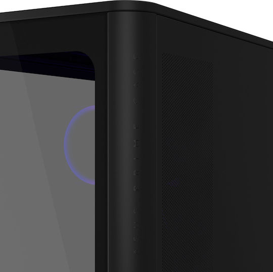 Prime AP304 Gaming Midi Tower Computer Case with Side Window Black